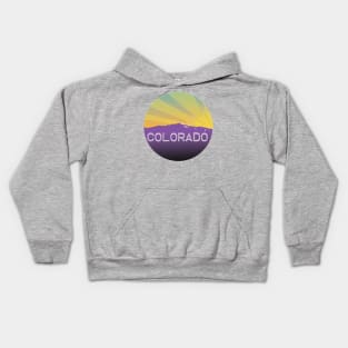 Colorado Sunset Kids Hoodie